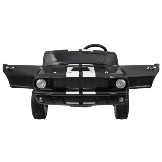 JOKO Elektrické autíčko Shelby GT 350 Klasik pre 2 deti, 2x200W 24V, dvojmiestne kožené sedadlo, nosnsosť 50kg, penové kolesá, č