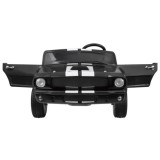 JOKO Elektrické autíčko Shelby GT 350 Klasik pre 2 deti, 2x200W 24V, dvojmiestne kožené sedadlo, nosnsosť 50kg, penové kolesá, č