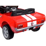 JOKO Elektrické autíčko Shelby GT 350 Klasik pre 2 deti, 2x200W 24V, dvojmiestne kožené sedadlo, nosnsosť 50kg, penové kolesá, č