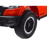 JOKO Elektrické autíčko RAM Pick-Up, penové kolesá, kožené sedadlo, červené
