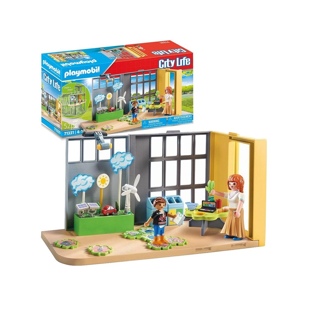 Playmobil, Detská stavebnica - Environmentálna náuka v škole, 52 ks