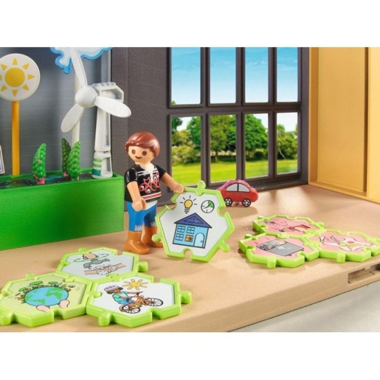 Playmobil, Detská stavebnica - Environmentálna náuka v škole, 52 ks