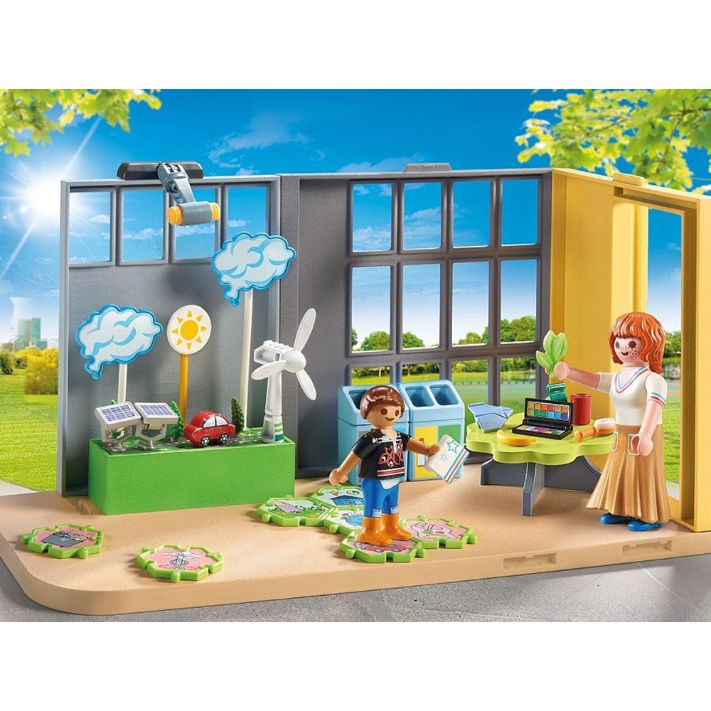 Playmobil, Detská stavebnica - Environmentálna náuka v škole, 52 ks