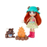 Mattel Enchantimals Sada Stanovania Výlet pod Stan, kemping bábika medveď ZA5995