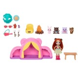 Mattel Enchantimals Sada Stanovania Výlet pod Stan, kemping bábika medveď ZA5995