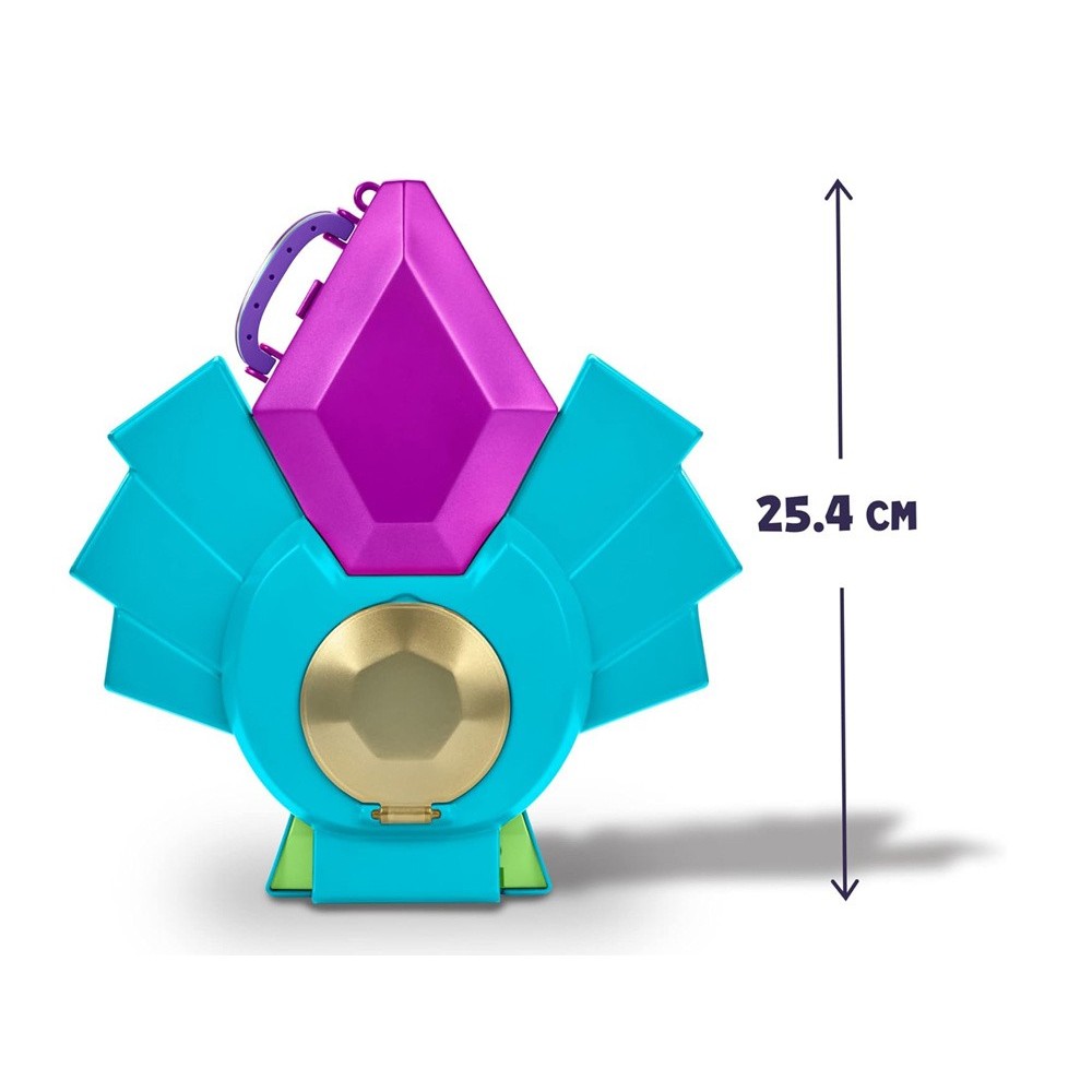 HASBRO My Little Pony Mini World Magic Crystal, Rozkladací, Kryštáľový domček s poníkmi, sada v kufríku 55ks + Farbu meniace kve