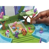 HASBRO My Little Pony Mini World Magic Crystal, Rozkladací, Kryštáľový domček s poníkmi, sada v kufríku 55ks + Farbu meniace kve