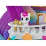 HASBRO My Little Pony Mini World Magic Crystal, Rozkladací, Kryštáľový domček s poníkmi, sada v kufríku 55ks + Farbu meniace kve