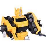 JOKO Transformer Figúrka Magnetický Robot 31cm 2v1 so svetlom na batérie, žltý