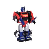 JOKO Transformer Figúrka Magnetický Robot 31cm 2v1 so svetlom na batérie, modro-červený
