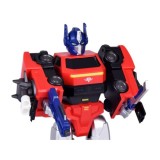 JOKO Transformer Figúrka Magnetický Robot 31cm 2v1 so svetlom na batérie, modro-červený