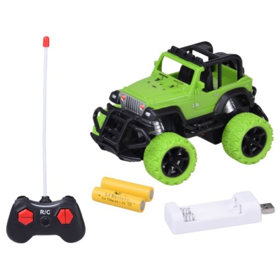 JOKO RC Auto Jeep Off-Road na diaľkové ovládanie 1:36, zelené
