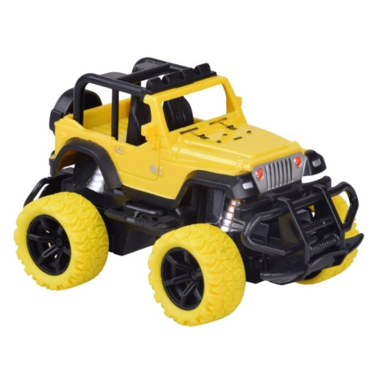 JOKO RC Auto Jeep Off-Road na diaľkové ovládanie 1:36 + nabíjačka, žlté