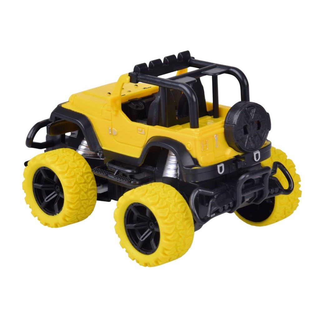 JOKO RC Auto Jeep Off-Road na diaľkové ovládanie 1:36 + nabíjačka, žlté