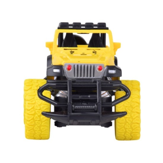 JOKO RC Auto Jeep Off-Road na diaľkové ovládanie 1:36 + nabíjačka, žlté