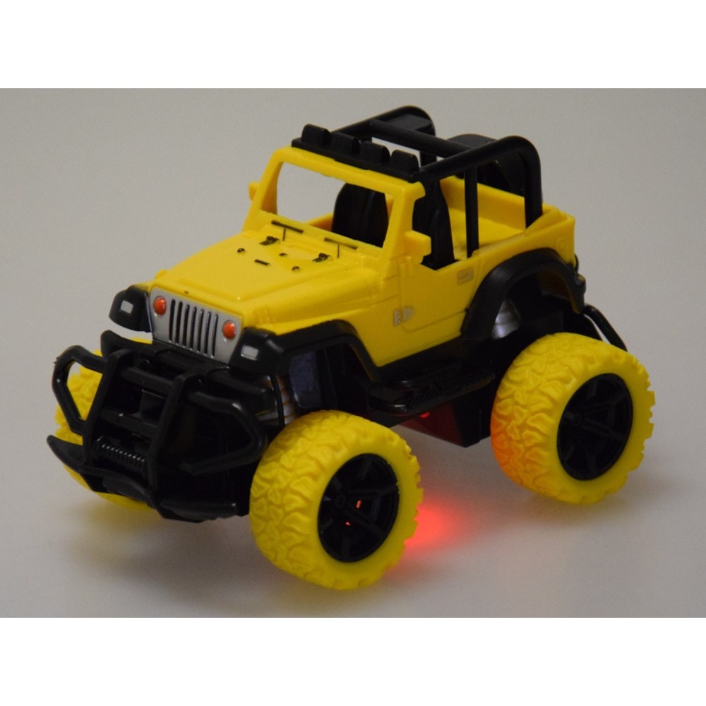 JOKO RC Auto Jeep Off-Road na diaľkové ovládanie 1:36 + nabíjačka, žlté