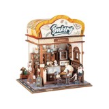 JOKO Drevené 3D PUZZLE Pekáreň 179ks s LED svetlom