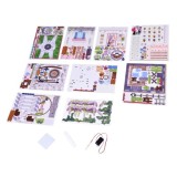 JOK Drevené 3D Puzzle Kvetinárstvo 243ks s LED svetlom