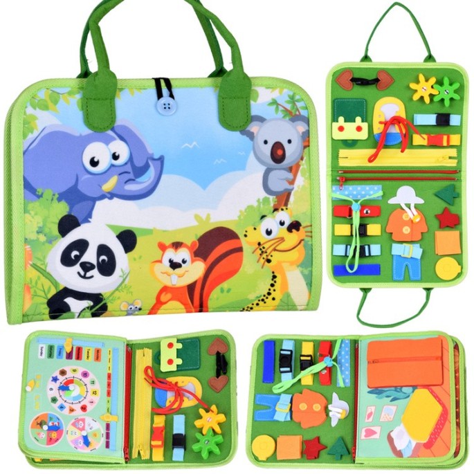 JOKO Montessori Vzdelávacia Senzorická Kniha pre deti