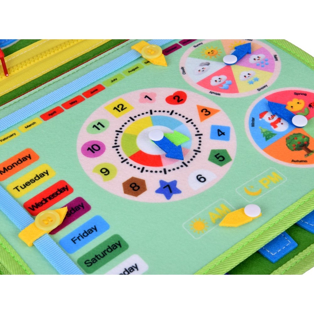 JOKO Montessori Vzdelávacia Senzorická Kniha pre deti