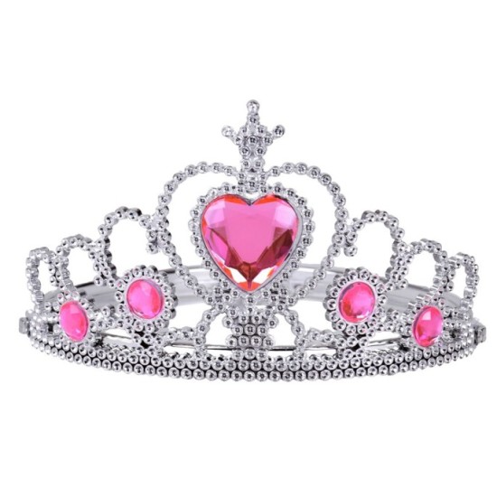 JOKO Kostým Princezna, Víla s ružovou sukňou a Korunkou + náušnice, náhrdelník, prsteň