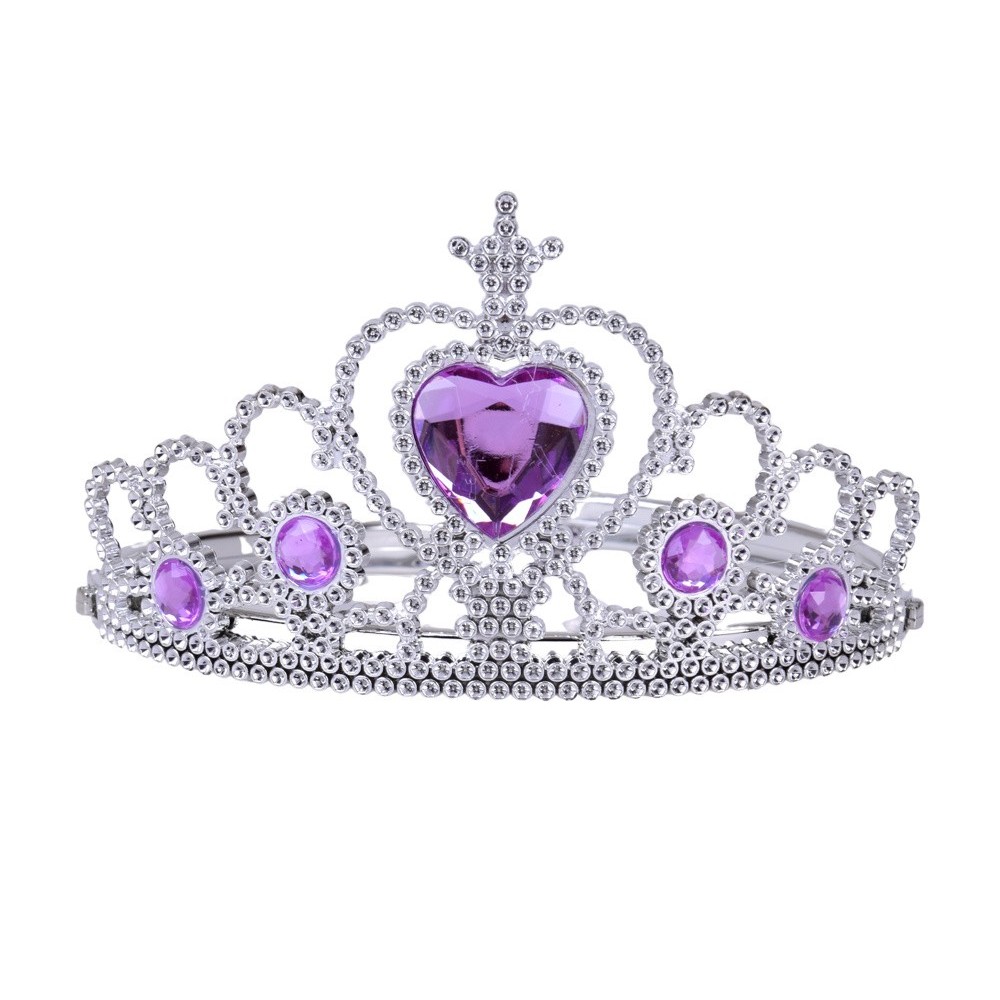 JOKO Kostým Princezna, Víla s fialovou sukňou a Korunkou + náušnice, náhrdelník, prsteň