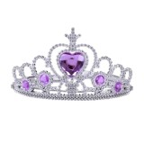 JOKO Kostým Princezna, Víla s fialovou sukňou a Korunkou + náušnice, náhrdelník, prsteň