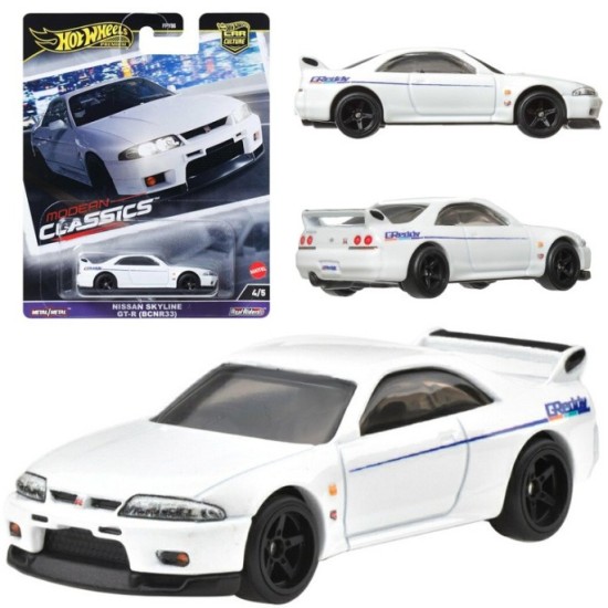 Mattel Hot Wheels Kovové autíčko Nissan Skyline GT-R Premium