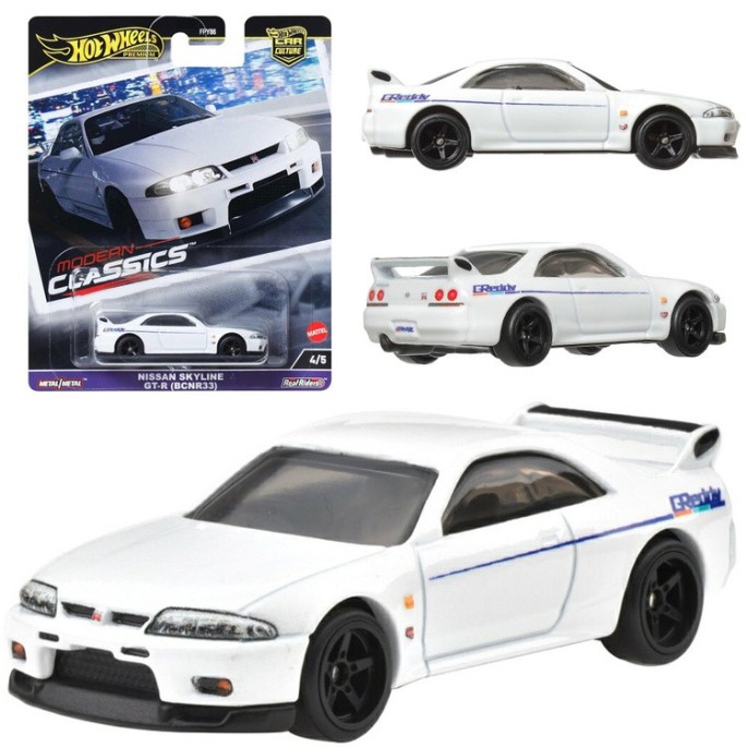 Mattel Hot Wheels Kovové autíčko Nissan Skyline GT-R Premium