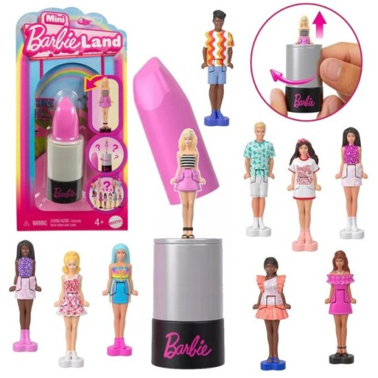 Mattel Mini Barbie Land Surprise Bábika v Rúži