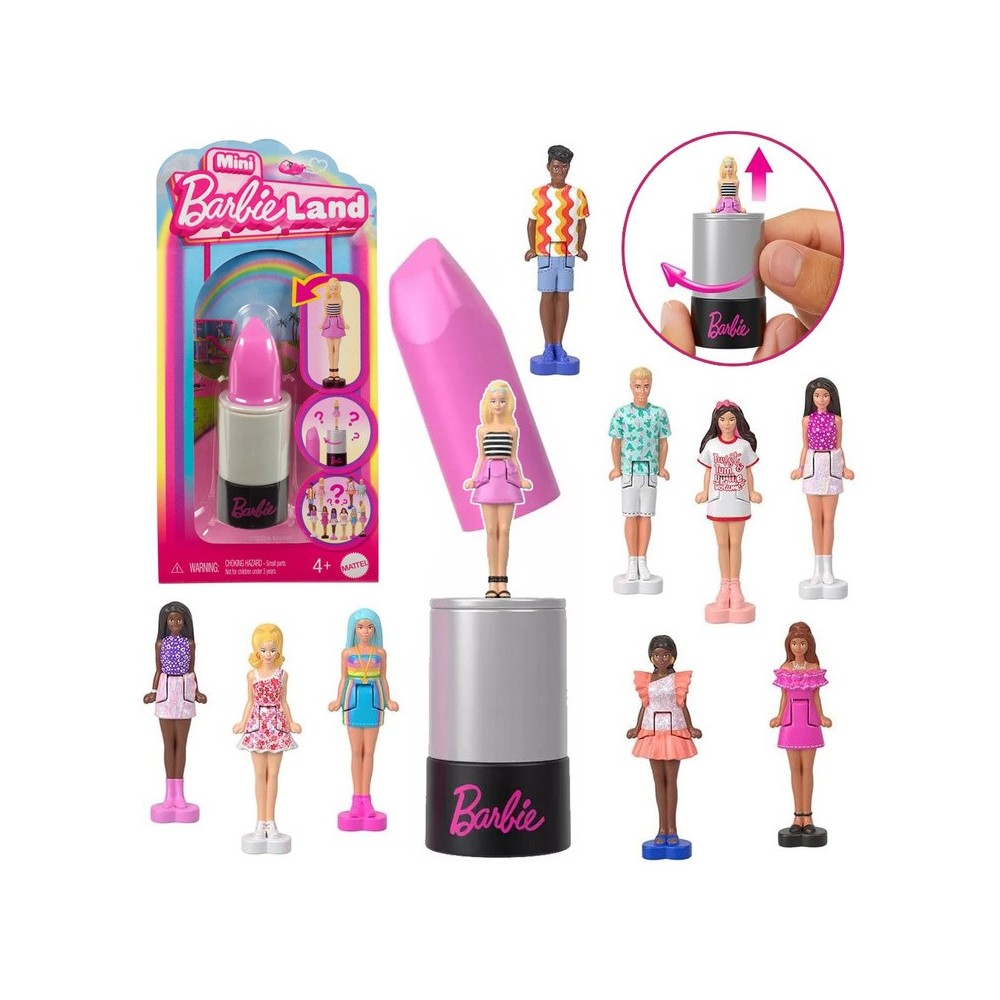 Mattel Mini Barbie Land Surprise Bábika v Rúži