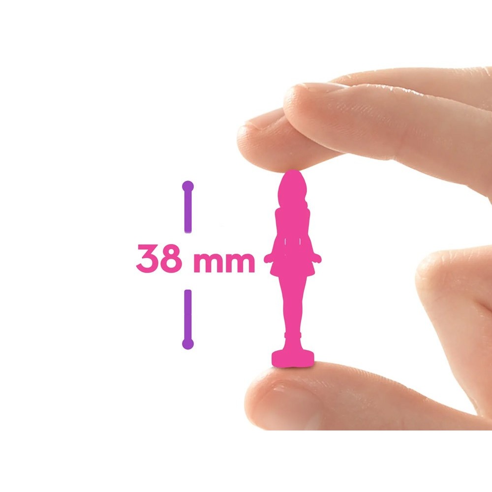Mattel Mini Barbie Land Surprise Bábika v Rúži