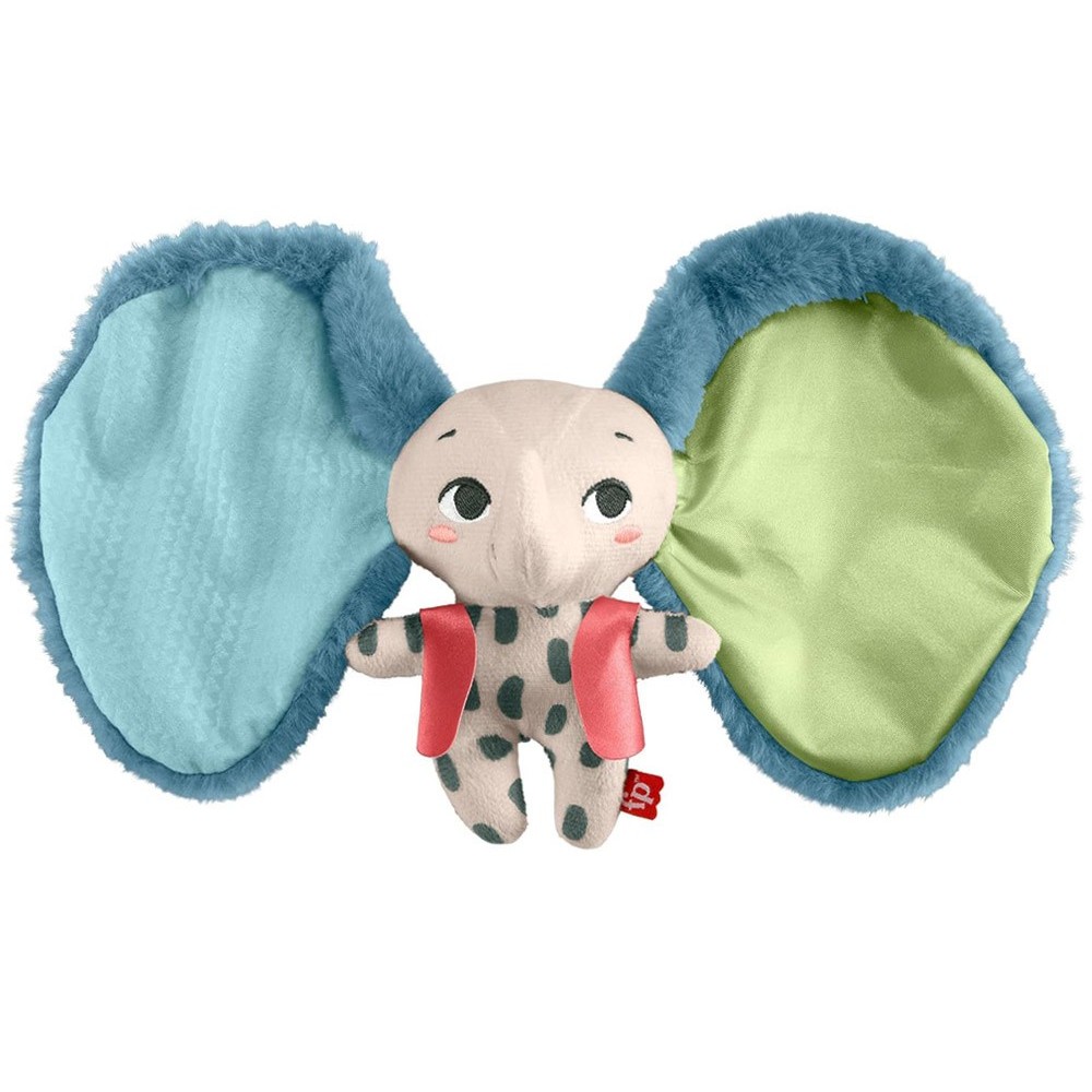 Mattel Fisher Price Planet Friends Senzorický Slon Cuddly Toy - Veľké Uši