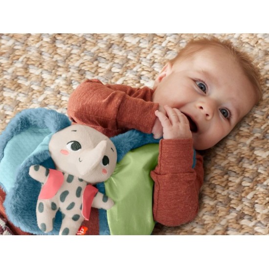 Mattel Fisher Price Planet Friends Senzorický Slon Cuddly Toy - Veľké Uši
