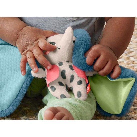 Mattel Fisher Price Planet Friends Senzorický Slon Cuddly Toy - Veľké Uši