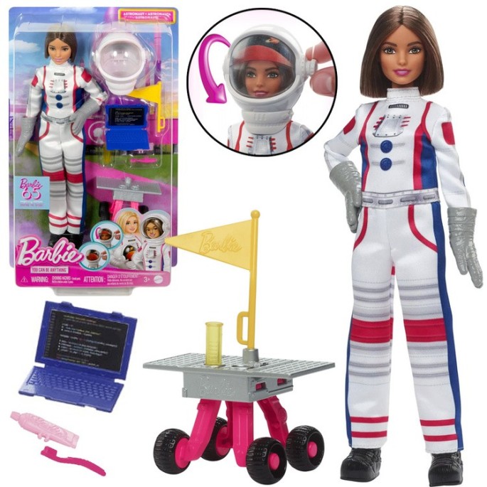 Mattel Barbie Bábika Astronautka s Príslušenstvom Prísl