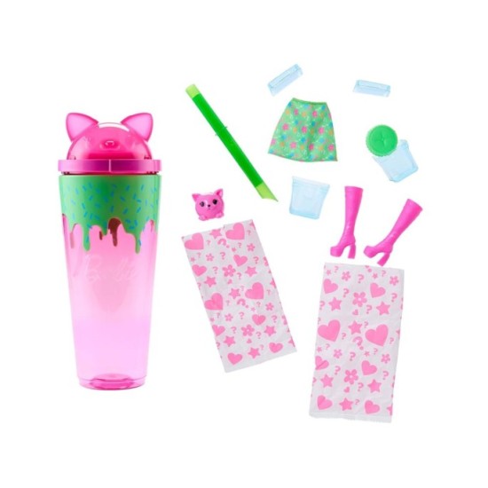 Mattel Bábika Barbie Pop Reveal Mačička - Koktejlové Prekvapenie Shakes