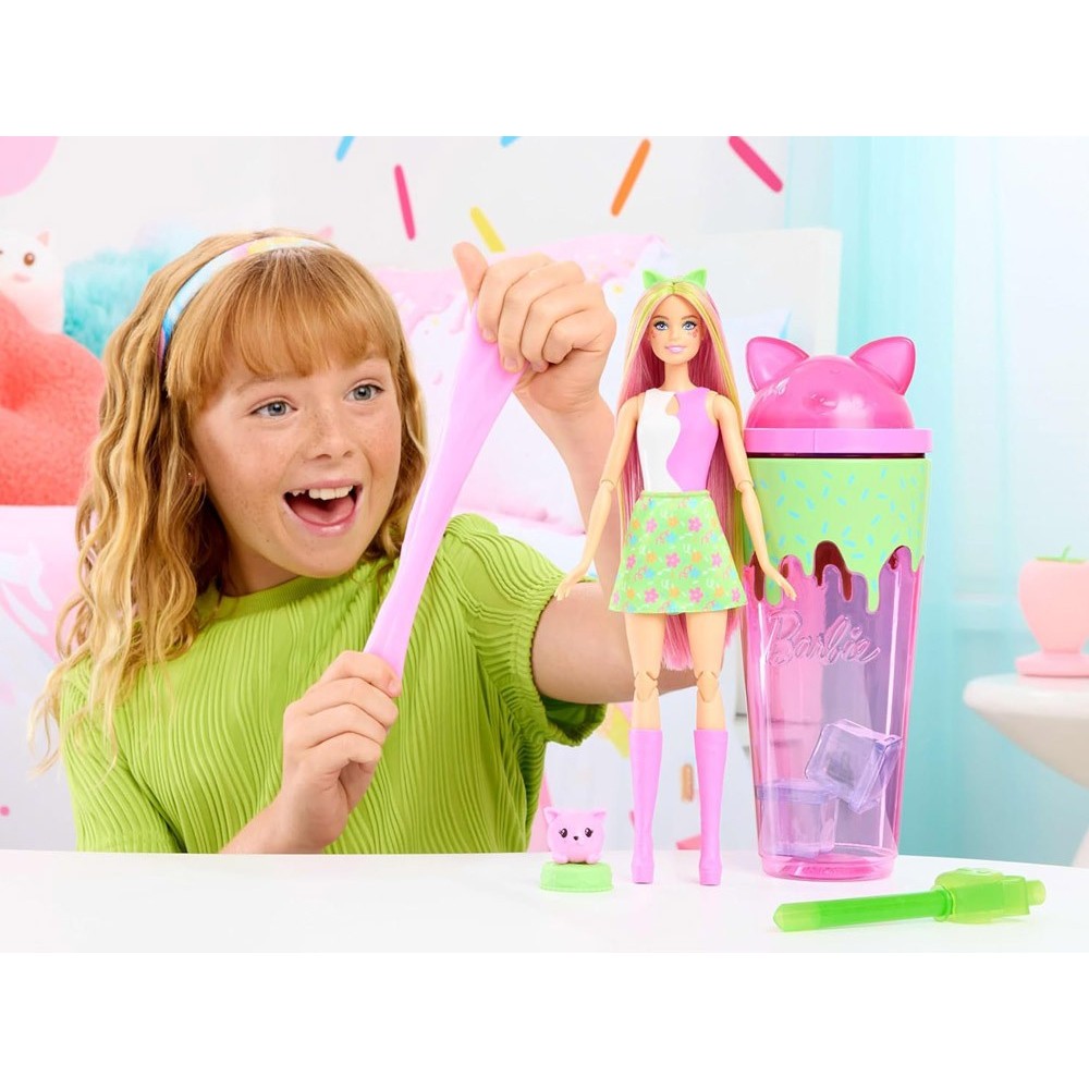 Mattel Bábika Barbie Pop Reveal Mačička - Koktejlové Prekvapenie Shakes