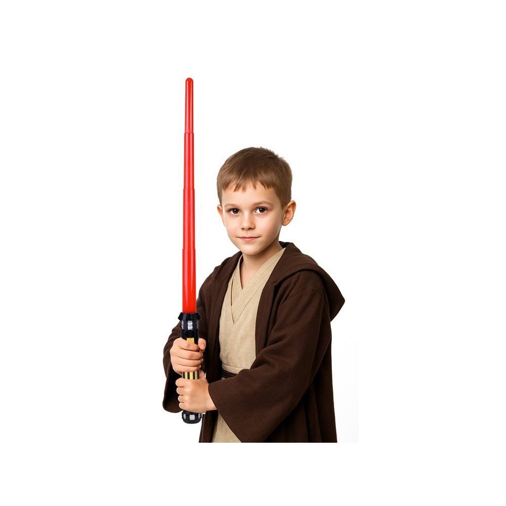 JOKO Vyskakovací Svetelný Meč Star Wars so svetlom a zvukom, červený