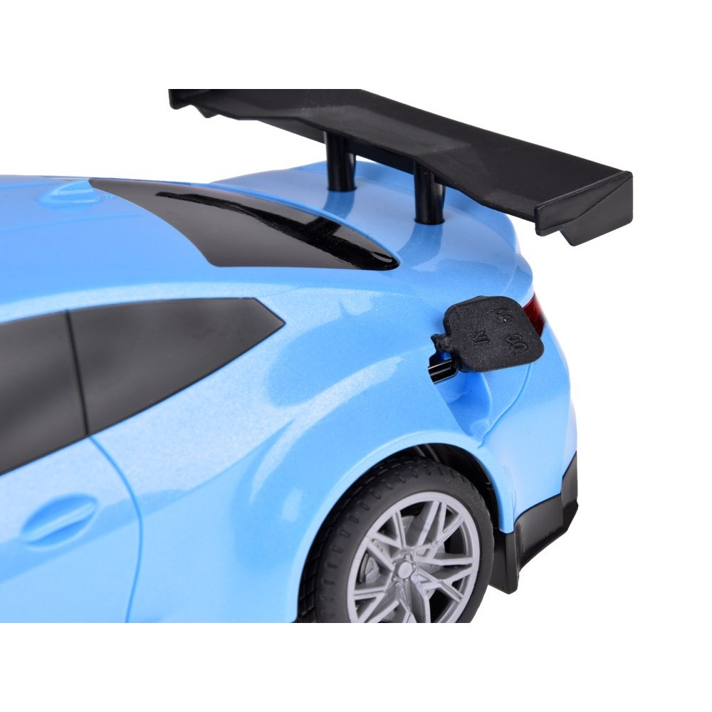 JOKO RC Elektrické Pretekárske auto s Nabíjacou stanicou na diaľkové ovládanie + svetlo + hudba, modré