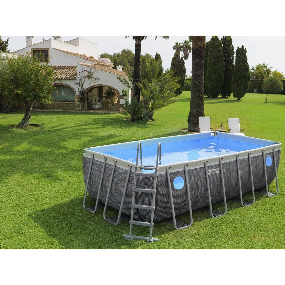 BESTWAY 561MB Bazén s kovovou konštrukciou Steel Pro Max Splashview 488 x 244 x 122 cm, kartušová filtrácia