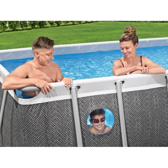 BESTWAY 561MB Bazén s kovovou konštrukciou Steel Pro Max Splashview 488 x 244 x 122 cm, kartušová filtrácia