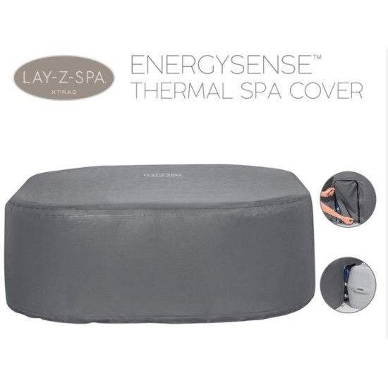 BESTWAY 60319 Kompletný Termokryt Lay-Z-Spa Xtras EnergySense Plus na vírivku 180 x 180 x 71 cm