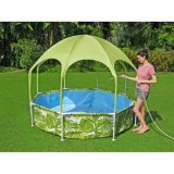 Bestway 56432 Bazén s Kovovou konštrukciou 244 cm x 51 cm + Strieška so Sprchou, zelený