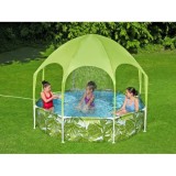 Bestway 56432 Bazén s Kovovou konštrukciou 244 cm x 51 cm + Strieška so Sprchou, zelený