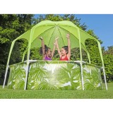 Bestway 56432 Bazén s Kovovou konštrukciou 244 cm x 51 cm + Strieška so Sprchou, zelený