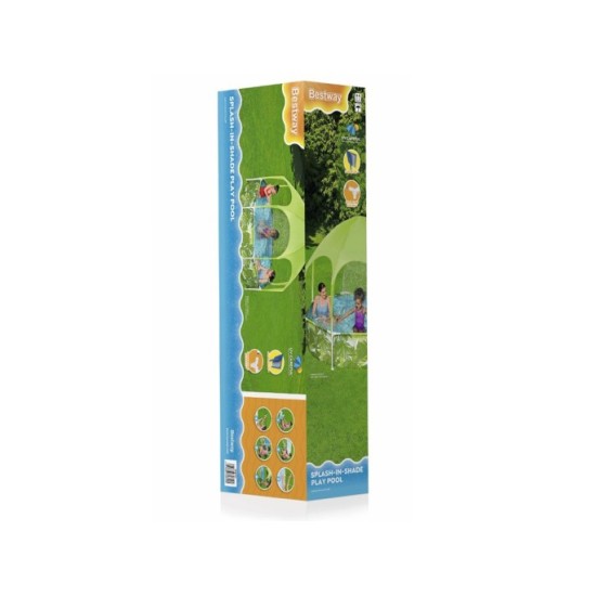 Bestway 56432 Bazén s Kovovou konštrukciou 244 cm x 51 cm + Strieška so Sprchou, zelený