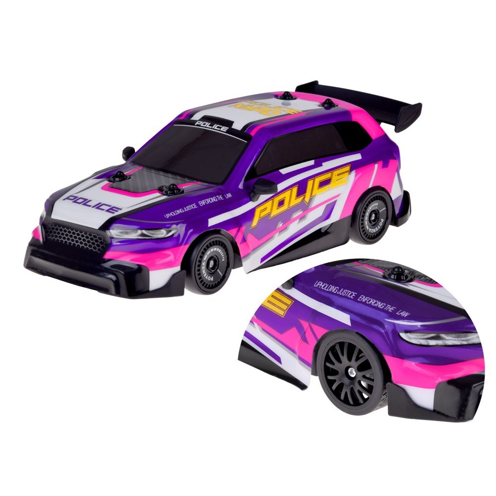JOKO RC Driftovacie autíčko 4x4 na diaľkové ovládanie, podsvietené, fialové