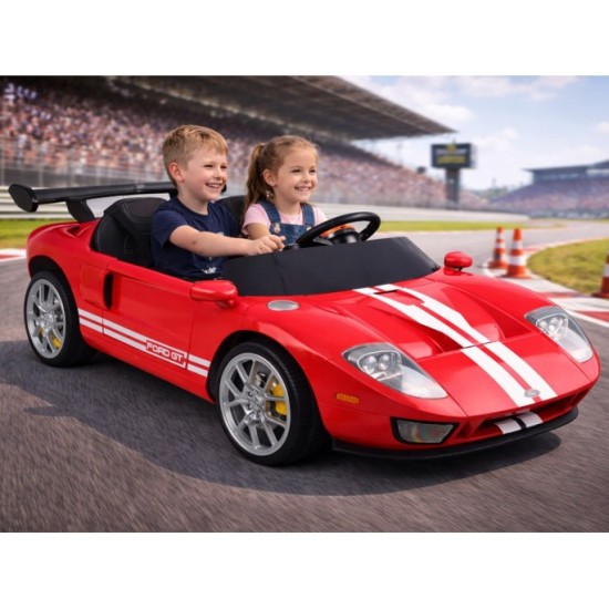 Ford GT 4-engine battery-powered children's car with remote control for 2 people PA0337