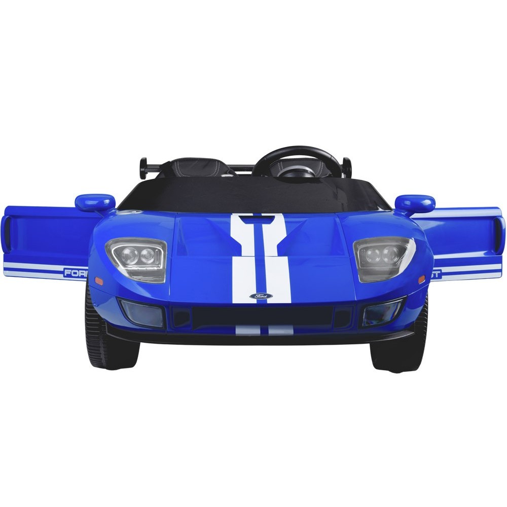 JOKO Elektrické autíčko Ford GT 4x4 24V, Dvojmiestne kožené sedadlo, penové kolesá, Nosnosť 60kg, modré